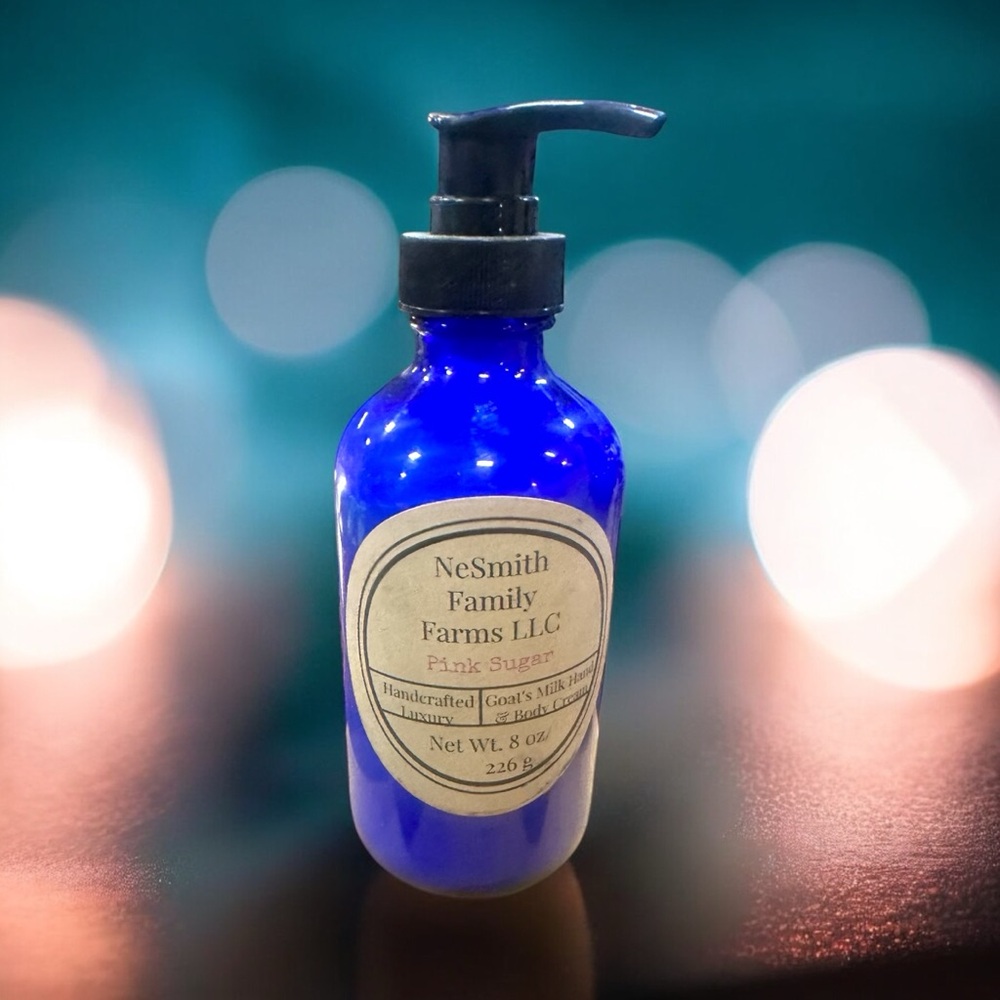 Triple Butter Goat’s Milk Hand and Body Cream in Pink Sugar